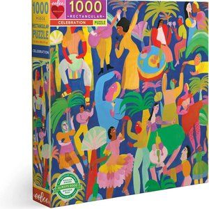 eeBoo NEW Celebration 1000 Piece Puzzle Dancing Ana Levoy Mexico Colorful SEALED